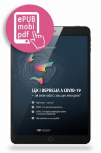 Okładka: Lęk i depresja a covid-19 - jak sobie radzić z naszymi emocjami?