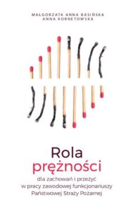 Okładka: Rola prężności dla zachowań i przeżyć w pracy zawodowej funkcjonariuszy Państwowej Straży Pożarnej