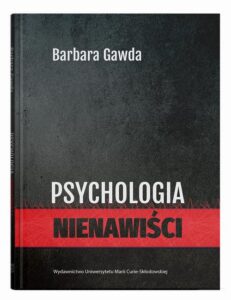 Okładka: Psychologia nienawiści