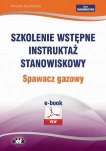 Okładka: Szkolenie wstępne Instruktaż stanowiskowy Spawacz gazowy