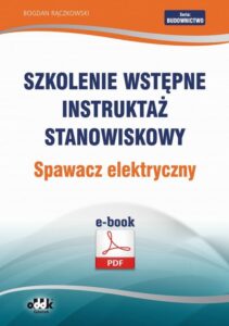 Okładka: Szkolenie wstępne Instruktaż stanowiskowy Spawacz elektryczny