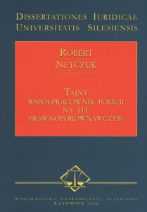 Okładka: Tajny współpracownik policji na tle prawnoporównawczym