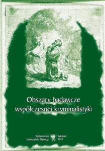 Okładka: Obszary badawcze współczesnej kryminalistyki