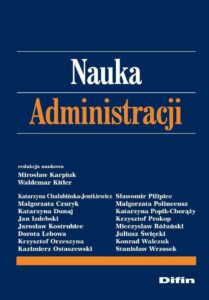 Okładka: Nauka administracji