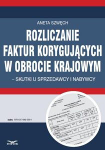 Okładka: Rozliczanie faktur korygujących w obrocie