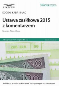 Okładka: Kodeks kadr i płac  Ustawa zasiłkowa 2015 z komentarzem