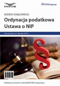 Okładka: Kodeks-księgowego, Ordynacja podatkowa, NIP 2016