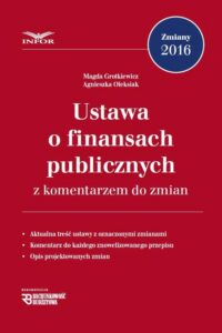 Okładka: Ustawa o finansach publicznych z komentarzem do zmian