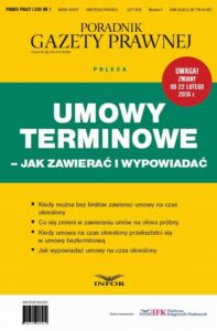 Okładka: Umowy terminowe – jak zawierać i wypowiadać
