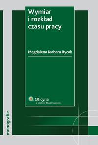 Okładka: Wymiar i rozkład czasu pracy