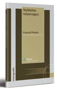 Okładka: Wykładnia rozszerzająca