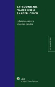 Okładka: Zatrudnienie nauczycieli akademickich