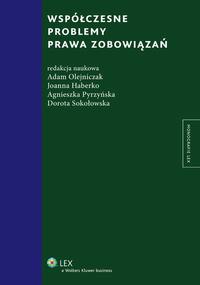 Okładka: Współczesne problemy prawa zobowiązań