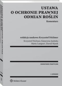 Okładka: Ustawa o ochronie prawnej odmian roślin. Komentarz