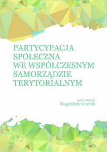 Okładka: Partycypacja społeczna we współczesnym samorządzie terytorialnym