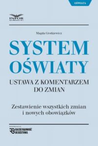Okładka: System Oświaty Ustawa z komentarzem do zmian