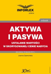 Okładka: AKTYWA I PASYWA ustalanie wartości w skorygowanej cenie nabycia