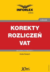 Okładka: Korekty rozliczeń VAT