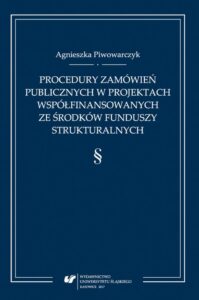Okładka: Procedury zamówień publicznych w projektach współfinansowanych ze środków funduszy strukturalnych