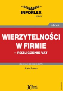 Okładka: Wierzytelności w firmie – rozliczenie VAT