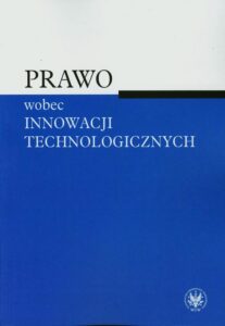 Okładka: Prawo wobec innowacji technologicznych