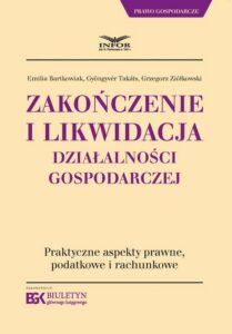 Okładka: Zakończenie i likwidacja działalności gospodarczej