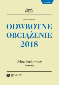 Okładka: Odwrotne obciążenie 2018. Usługi budowlane i towary