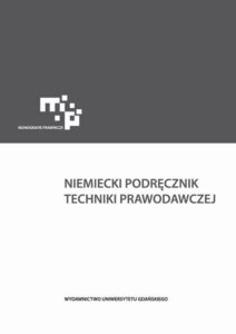 Okładka: Niemiecki podręcznik techniki prawodawczej