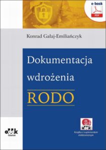 Okładka: Dokumentacja wdrożenia RODO