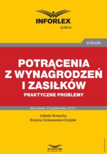 Okładka: Potrącenia z wynagrodzeń i zasiłków – praktyczne problemy