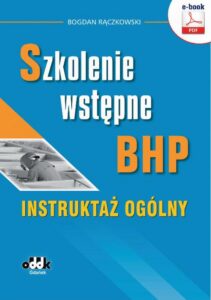 Okładka: Szkolenie wstępne bhp. Instruktaż ogólny