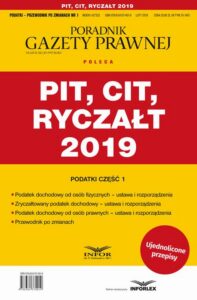 Okładka: PIT CIT Ryczałt 2019. Podatki-Przewodnik po zmianach 1/2019