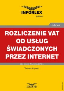 Okładka: Rozliczanie VAT od usług świadczonych przez Internet