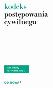 Okładka: Kodeks Postępowania Cywilnego
