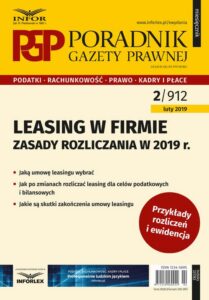 Okładka: Leasing w firmie – zasady rozliczania w 2019 r.