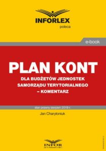 Okładka: Plan kont dla budżetów jednostek samorządu terytorialnego – komentarz