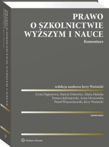 Okładka: Prawo o szkolnictwie wyższym i nauce. Komentarz