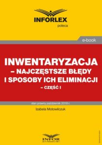 Okładka: Inwentaryzacja – najczęstsze błędy i sposoby ich eliminacji – część I