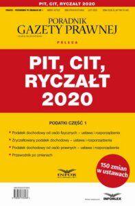 Okładka: PIT CIT Ryczałt 2020. Podatki - Przewodnik po zmianach 1/2020