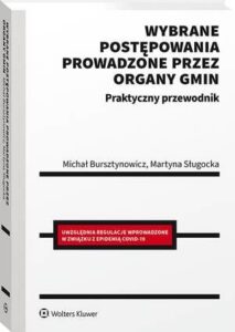 Okładka: Wybrane postępowania prowadzone przez organy gmin. Praktyczny przewodnik