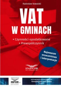 Okładka: VAT w gminach. Czynności opodatkowane.Prewspółczynnik
