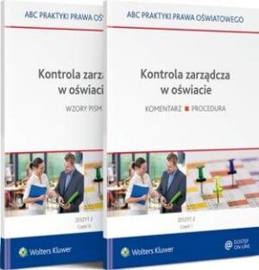 Okładka: Kontrola zarządcza w oświacie - 2 części