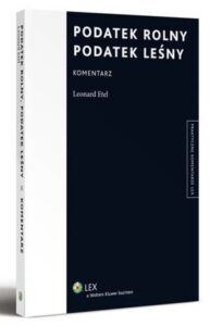 Okładka: Podatek rolny. Podatek leśny. Komentarz