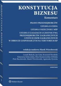 Okładka: Konstytucja biznesu. Komentarz