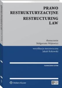 Okładka: Prawo restrukturyzacyjne. Restructuring law
