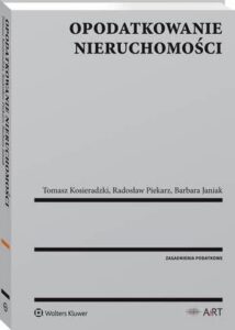 Okładka: Opodatkowanie nieruchomości
