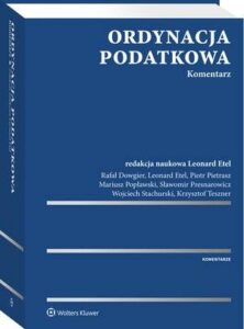 Okładka: Ordynacja podatkowa. Komentarz