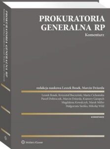 Okładka: Prokuratoria Generalna RP. Komentarz