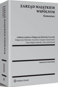 Okładka: Zarząd majątkiem wspólnym. Komentarz