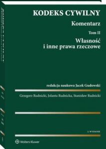 Okładka: Kodeks cywilny. Komentarz. Tom 2. Własność i inne prawa rzeczowe